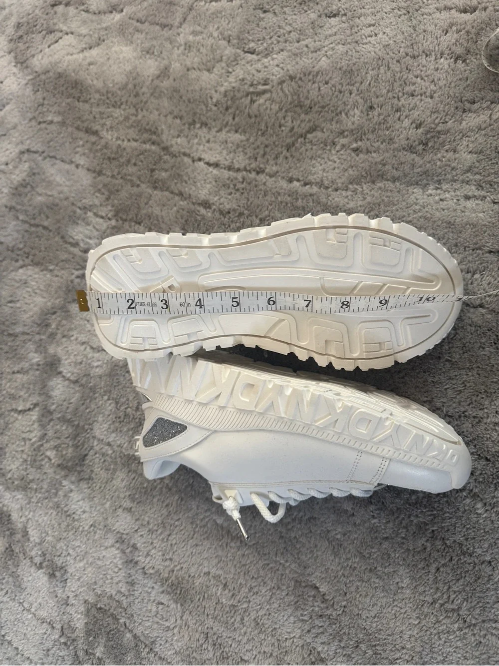Dkny white silver